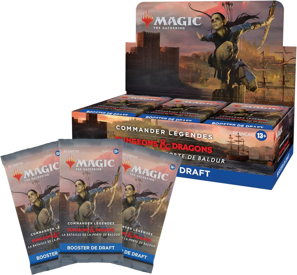 Boite de boosters de draft de Commander Légendes : la bataille de la Porte de Baldur