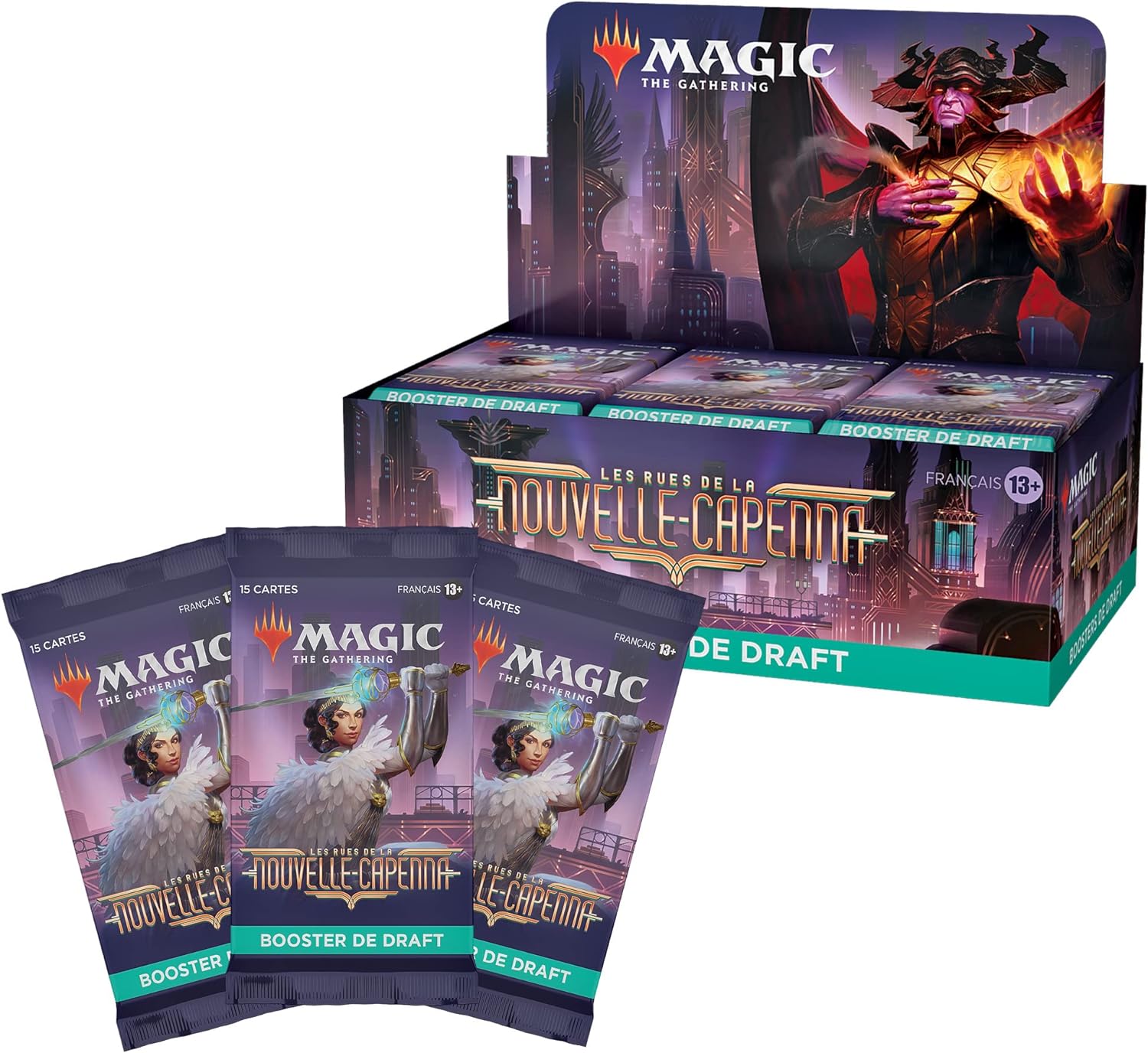 Boite de boosters de draft de Les rues de la Nouvelle-Capenna