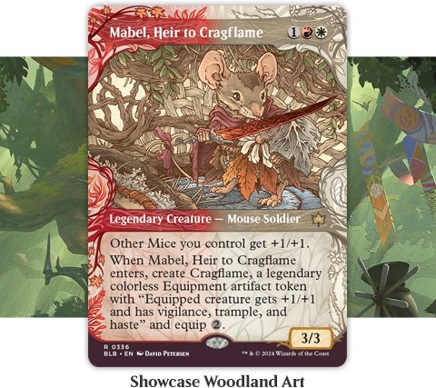 Boite de boosters de jeu de Bloomburrow